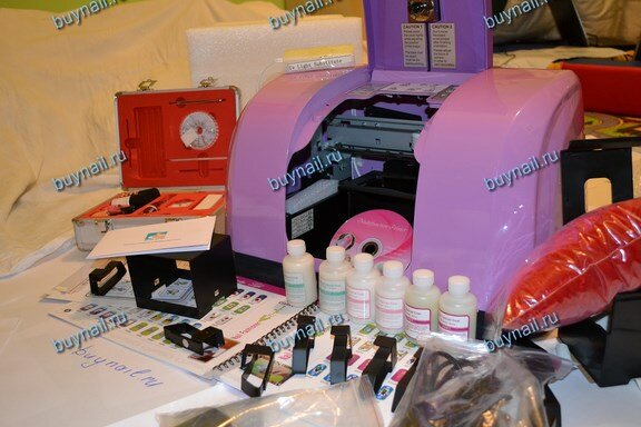 оборудование для печати на ногтях и цветах, сувенирах и мобильных, фруктах и другое